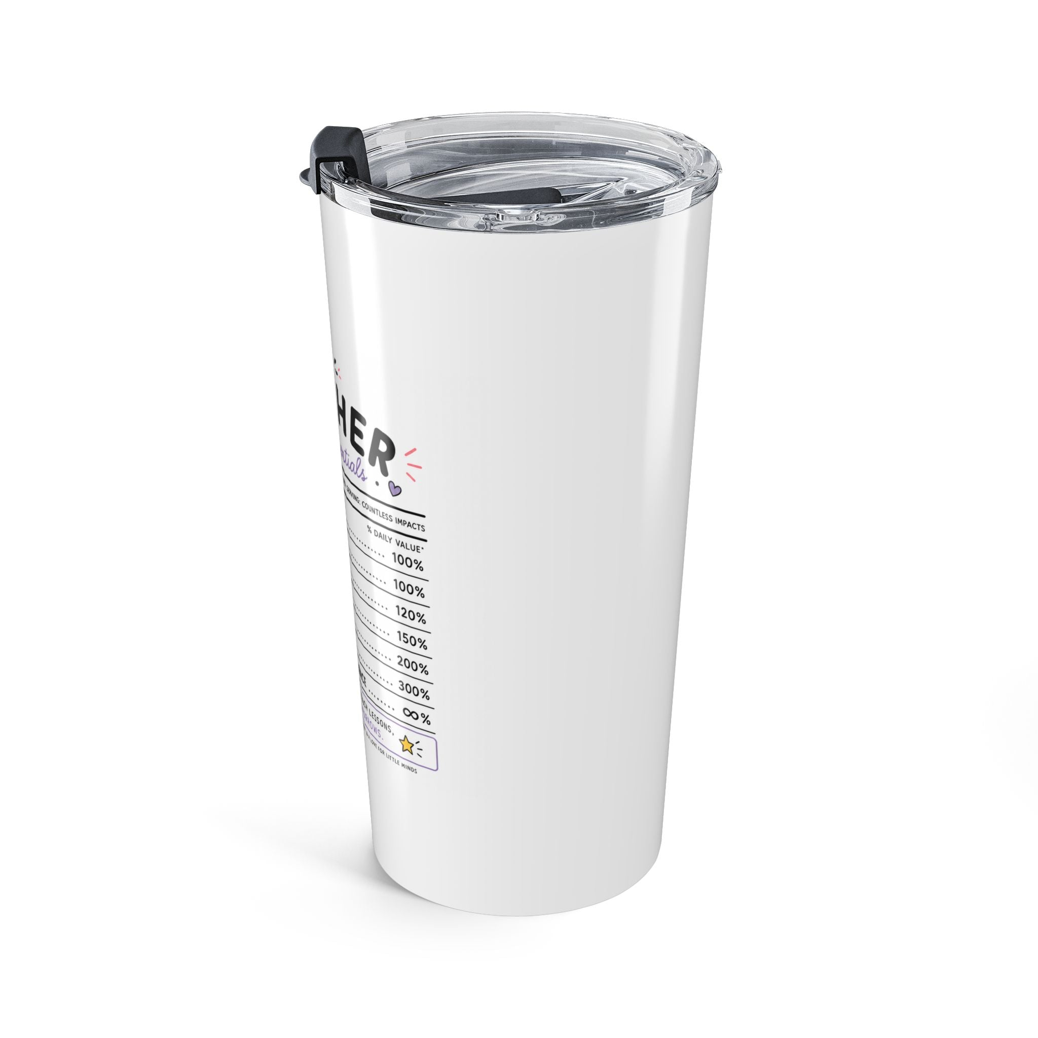 Teacher Daily Essentials Tumbler