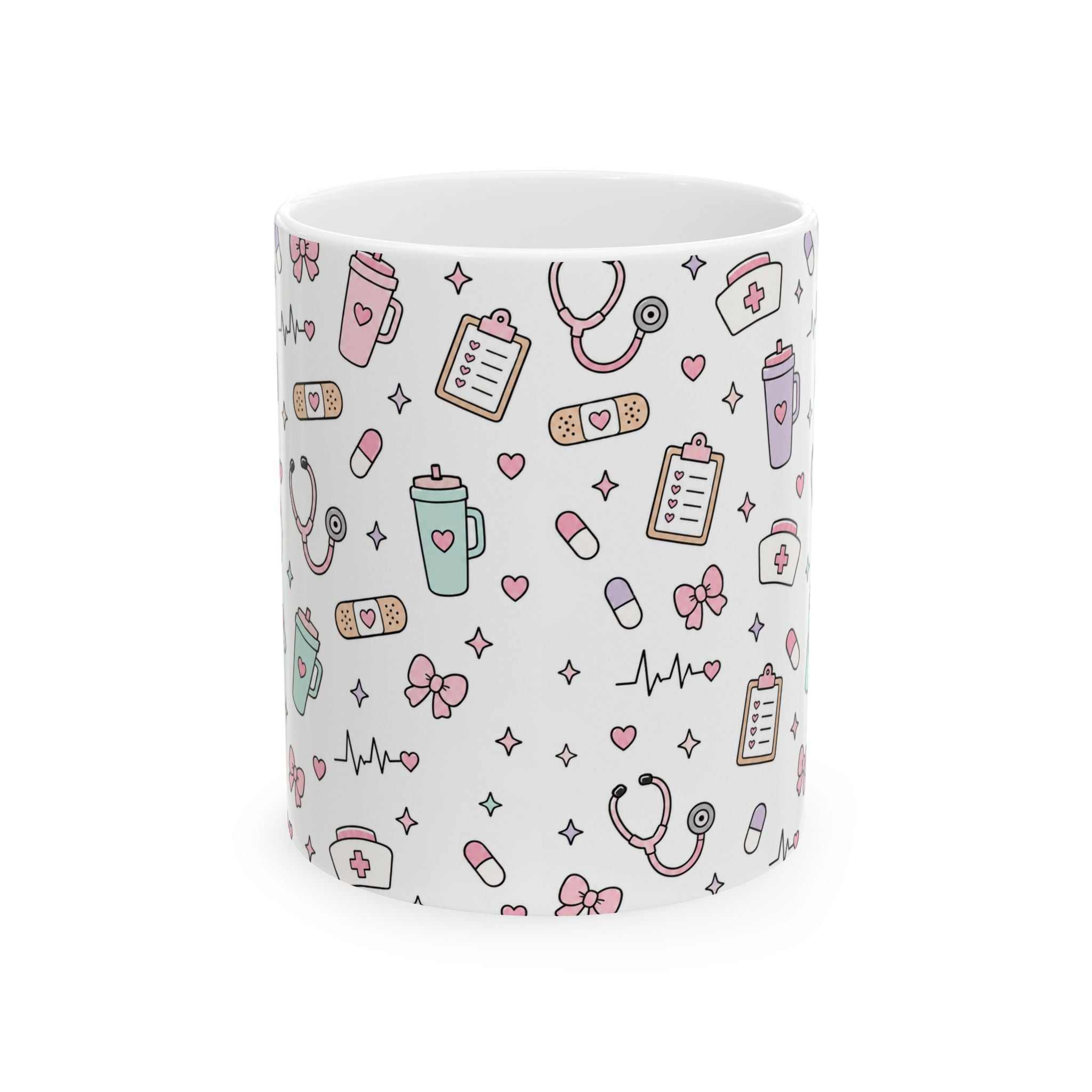 Cute Nurse Pattern Coffee Mug