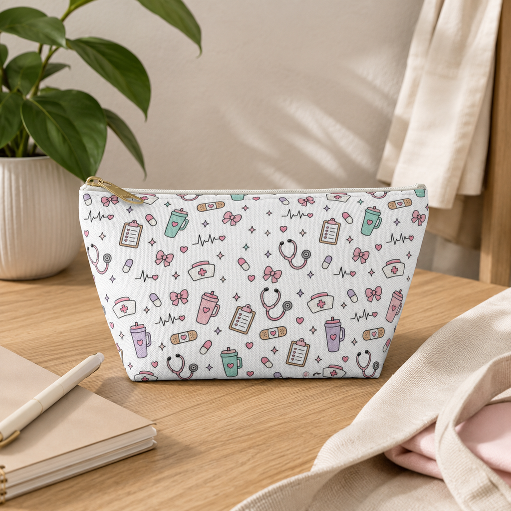 Cute Nurse Cosmetic Bag