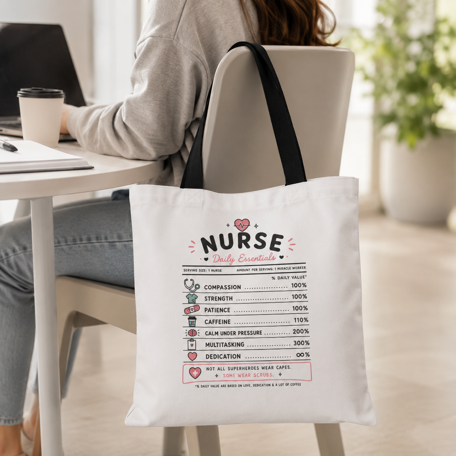 Nurse Daily Essentials Tote Bag
